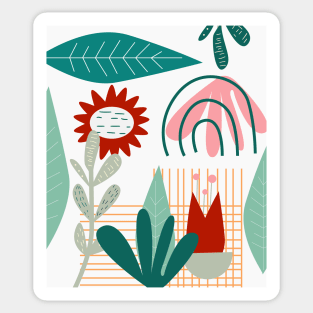 Conceptual flora Sticker